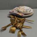 96 Pcs The Chosen One First Birthday Party Supplies Wizard 1st Birthday Disposable Paper Tableware Magical School Bday Party Paper Plates Napkins Fork Serves 24