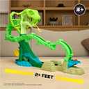 Monster Jam Mini Jams, Cobras Crazy Escape 28 Motorized Playset, 2 Exclusive Die-Cast ThunderROARus and JCB Digatron Monster Trucks, Kids Toys for Boy and Girls Ages 3 and up