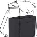 Lckaey Bag Organizer for Le Pliage Backpack - Felt Knapsack Purse Insert - Y083-Black/Grey (One size)