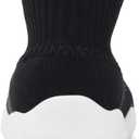 Engtoy Baby Shoes & Socks - Non-Slip Breathable Slippers with Soft Rubber Sole - Baby Boys & Girls Slip On Sneakers (0-9 Months Infant, All Black)