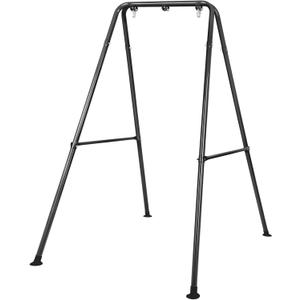 Hammock Chair Stand, Heavy-Duty A-Frame Metal Swing Stand for Indoor and Outdoor, Suitable for Most Hanging Chairs, Easy to Assemble & Store, Hammock Chair not Included (Black)
