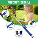 AgiiMan Jet Nozzle High Pressure Hose Nozzle for Garden Hose Power Washer Wand, 2-in-1 High Pressure Washer with 2 Different Nozzles and Hose Quick Connectors for Car Washing, Garden Cleaning, Patio