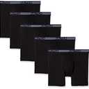 Nautica Men's 5 Pack Classic Cotton Boxer Briefs M