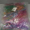 BLUE PANDA Loopy Crazy Plastic Straws for Kid's Birthday Party, Classroom Celebration, Pack of 100 - Disposable Straws
