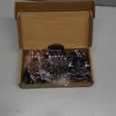 6 Pack Large Flat Hair Clips for Women Girls, Strong Hold French Claw Clips for Thin Hair, Minimalist Hair Accessories for Work/Travel (Tortoiseshell) (Leopard)