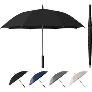 Heavy Duty Large Golf Umbrella for Rain, Big Automatic Golf Umbrellas Windproof, 57 Inch Extra Large Oversized Umbrella for Rain Sun for Men Women