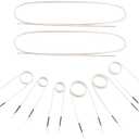 8pcs Induction Heater Coil Kit Accessories for Magnetic Induction Heater, 6 Coils & 2 Free Forming Induction Heater Wires, Heat Induction Heater Tool for Removing Rusty Bolts Nuts