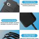 for Crosley/Victrola Record Player Power Cord, DC 5V 1A Power Adapter for Crosley CR8005F CR8005D, for Victrola VSC-550BT for WOCKODER R608 Portable Turntable Record Player Power Supply Charger Cord