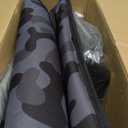 Heated Cat House for Outside, Insulated Weatherproof Heated Outdoor Cat House with Waterproof Eaves & Escape Door, Elevated Outdoor Cat Shelter for Feral Stray Cat (Black Camo, 16.5"x12.6"x16.9")