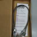 Rough Country Front Stainless Brake Lines for 71-87 GMC C15/K15 | 4-6" - 89340S