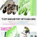 INFILAND Compatible with iPad (A16) 11th Generation 11 Inch 2025 Case, iPad 10th Generation Case 2022 10.9 Inch, Clear Protective Cover with Apple Pencil Holder, Charging Adapter (Luminous Green)