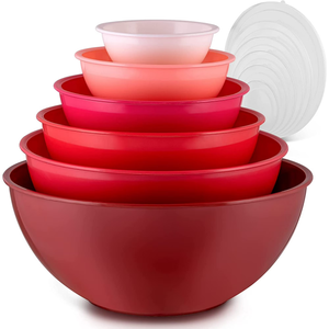 Core Mixing Bowls With Lids 6 Bowls 6 Easy Grip Lids