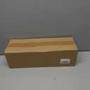 Small Christmas Tree with Red Berries Balls in Brown Pot, 17.7 inch Snow Frosted Artificial Mini Christmas Tree, Flocked Christmas Artificial Pine Tree in Tin Planter Christmas Decor