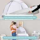 Crib Tent, Crib Net to Keep Baby in, Stop Baby from Climbing Out of Crib, Breathable Pop Up Crib Tent Cover with Auto-Lock Zipper, Easy Install Fits Standard Cribs