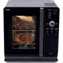 GE Profile Smart Indoor Pellet Smoker, with Active Smoke Filtration, 5 Smoke Control Settings, WiFi Connected, Electric, Countertop BBQ Appliance, Black