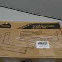 6 Pack - 11 inch Black Hidden L Shelf Bracket (1/5 Inch Thicked) Iron Floating Shelf Brackets Rustic Industrial Metal Brackets for Shelf Support