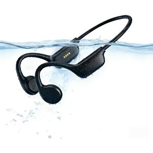 Swimming Bone Conduction Headphones, IPX8 Open Ear Headphones Bluetooth 5.4 Waterproof Earbuds with 32GB MP3 7H Playtimes, Underwater Headphones for MarathonSwimmingRunningCycling