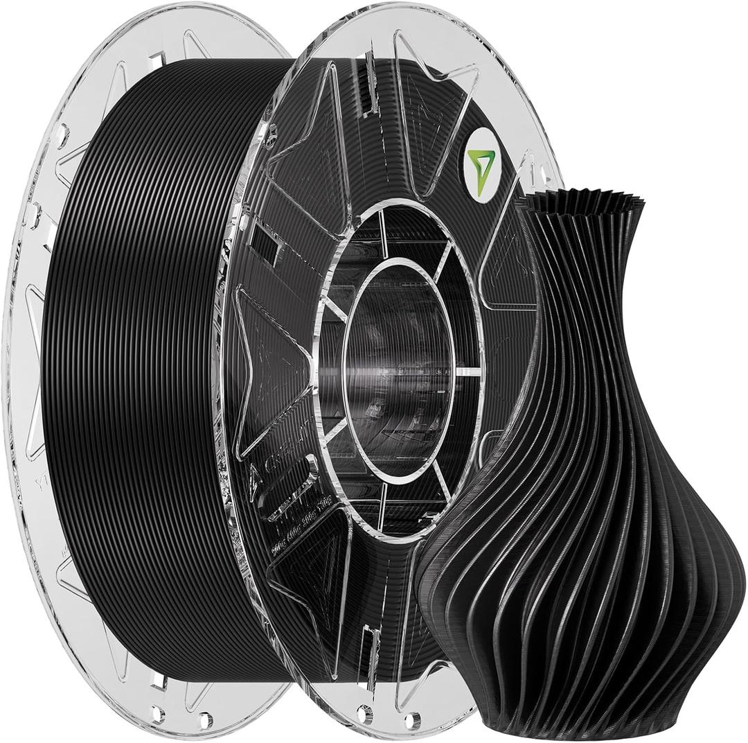 Creality Hyper PLA Filament 1.75mm, High-Speed 600mm/s RFID PLA for CFS System, Smart RFID Auto-Settings, Tough & Durable, Tangle-Free Spool for K2 Pro, K2 Plus and Most 3D Printers, 1KG (Black)