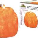 Himalayan Glow Hand Carved Himalayan Salt Candle Holders, Home Decor Item Great as a Night Light (Pack of 2)