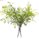 Melorca&Guilla Artificial Plants,4PCS 43.3" Green Nandina Faux Branches for Vase,Faux Greenry Stems Fake Plants for Shop Garden Office Home Décor