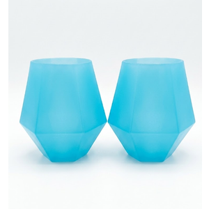 Wine2Go Diamond Silicone Wine Glasses 9oz