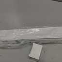 No Drill Cordless Vinyl Mini Blinds,White,21.5" W x 48" H
