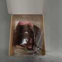 Clip in Bangs  100% Real Human Hair Fringe with Temples, Light Auburn Brown Wispy Bangs Hair Clip Hairpiece for Women, Natural Look, Easy Trim & Secure BB Clips for Daily Wear