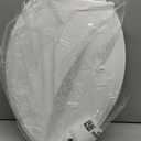 KOHLER 20110-96 Brevia, Slow Close Toilet Seat, Elongated Toilet Seat, Grip-Tight Bumpers Quick-Attach Hardware, Biscuit