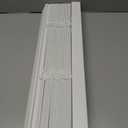 DEZ FURNISHINGS Cordless 2" Faux Wood Blind, 31" W x 60" H, White