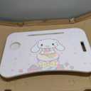 Kawaii Laptop Desk Foldable Kawaii Bed Desk Table Cute Folding Breakfast Tray Portable Lap Standing Desk Notebook Stand Reading Holder for Bed/Couch/Sofa/Floor (Blue)