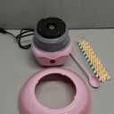 Cotton Candy Machine, Mini Cotton Candy Maker for Kids, Pink Vintage Candy Maker for Christmas Gift, Home, Birthday Family Party, Includes 20 Cotton Candy Sticks & Sugar Scoop