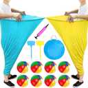 Granny Pants Yard Game, Granny Pants Party Game with Oversized Pants Bouncy Balls Ground Stakes Storage Bag and Air Pumps, Outdoor Tossing Games for Adults Family Carnival Party Reunion Gathering