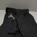 FUNYYZO Wide Leg Pants Women's High Elastic Waisted in The Back Business Work Trousers Long Straight Suit Pants (006# Black) M