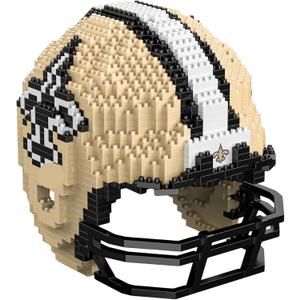 FOCO Unisex NFL 3D BRXLZ Puzzle Replica Helmet Set (One Size)