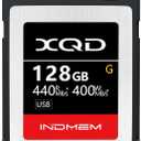 INDMEM XQD 128GB Memory Cards, 5X Tough MLC XQD Flash Memory Cards High Speed G Series| Max Read 440MB/s, Max Write 400MB/s