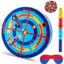 Lewtemi 13.3 Inch Shooting Targets Piata Dart Theme Battle Piata Set with Blindfold, Stick and Confetti Birthday Boy Decorations for Birthday Parties, Kids Carnival, Holiday