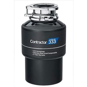 Contractor 333 Garbage Disposal 3/4 Hp (Contractor333) Black