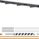 1 Pack Large Shelf Brackets Long Floating Shelf Bracket Invisible Floating Shelf Hardware Heavy Duty Floating Mantel Brackets(43"X6"X1.5" with Tools)