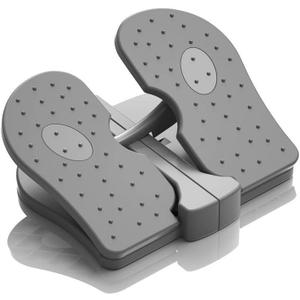 Simple Leg Exerciser While Sitting for Seniors Foot Pedal Exerciser (Gray)