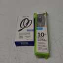 Zgear 3 Foot Flat Magnetic Sync Charge Cable and Candy 10Ft Braided Charge Sync Cable