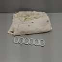 Cream Boho Woven Fabric Shower Curtain, 72 x 72 Tufted Chevron Textured Striped Modern Farmhouse Minimalist Cloth Curtain for Bathroom