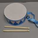 Kids Drum Set,8 Inch Wooden Drum Toys,Educational Baby Musical Toy with an Adjustable Strap and 2 Drumsticks,Sensory Musical Instrument Toys for Toddler,Kids,Boys & Girls