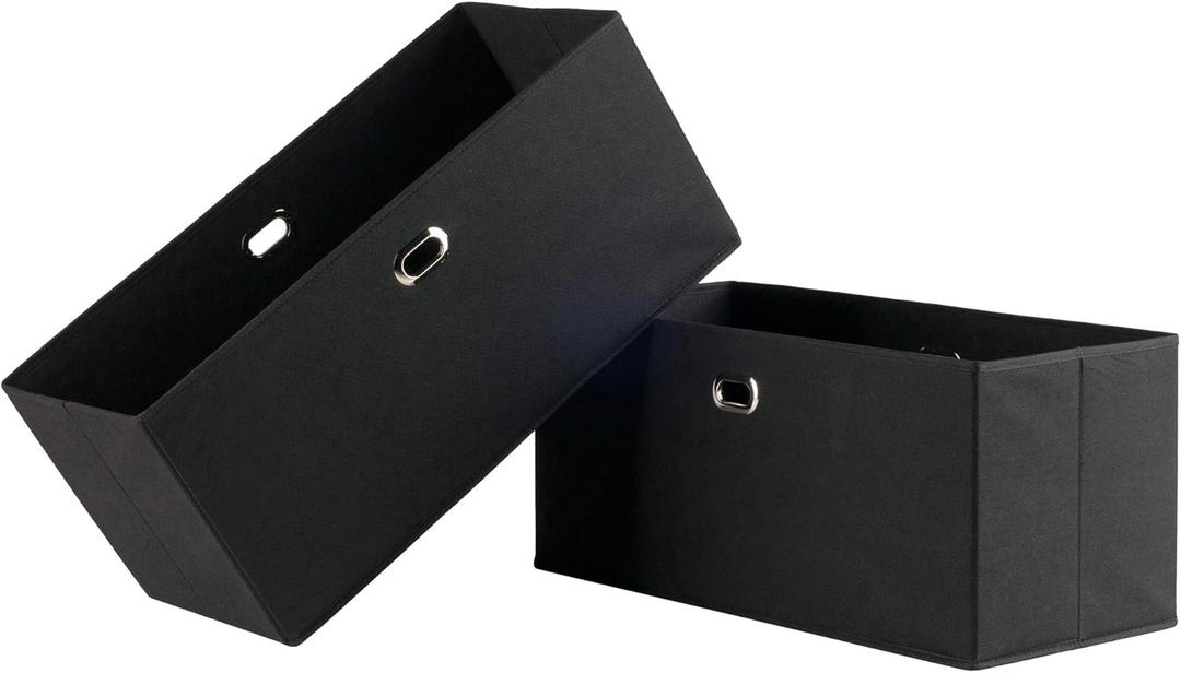 Winsome Torino Storage/Organization, Black 23.03"W x 10.24"H x 10.24"D