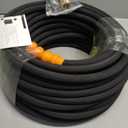 3/8" ID Pressure Washer Hose 100 ft, 4800 PSI Steel-Braided & Durable - Flexible & Kink-Resistant, Power Washer Hose with Swivel Quick Connect & M22-14mm Adapter, Hot/Cold Water Compatible
