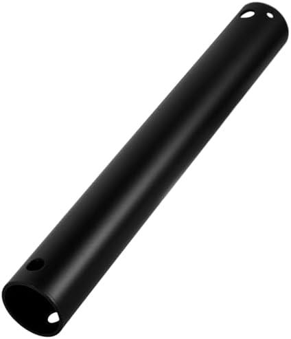 VOSAREA 8 Inch Ceiling Fan Down Rod - Black Ceiling Fan Extension Rod - Iron for Ceiling Fans Lighting Fixtures and Chandeliers Replacement Part