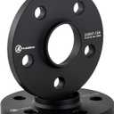 VLAOSCHI Black 5x100 Hubcentric Wheel Spacers 1/2 Inch (12mm) 56.1mm Hub Bore Compatible with Subaru 5 Lug for 1995-2022 Impreza | 2005-2014 Outback | 2013-2022 BRZ | 1998-2022 Forester - Pack of 2
