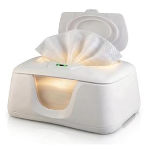 GOGO Pure Wet Wipe Warmer | Dispenser for Baby, Make Up, Adult Care - Auto Off Lights for Nighttime Changes, Dual Heat for Comfort, Top Heating, Moisture Lock Silicone and Large Capacity- 
