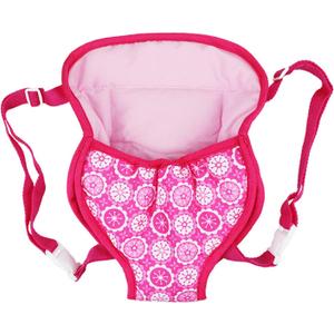 Baby Dolls Carrier Backpack Doll Accessories Front and Back Carrier with Straps for 15 Inch to 18 Inch Dolls, Doll Carrier