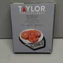 Taylor 1020NFS Compact Digital Scale, Multi-Functional Food Scale for Precise Weight Measuring and Portion Control, Tare Function, NSF, Stainless Steel Platform