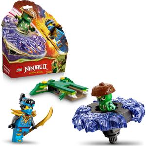 LEGO NINJAGO NYA vs. Mutation Monster Spinner Building Toy for Boys & Girls - Ninja Toy Figures & Playset for Kids, Ages 6+ - Includes 2 Minifigures for Pretend Play - Gift Idea for Birthdays
